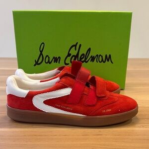 Sam Edelman Kids Red and White Sneakers